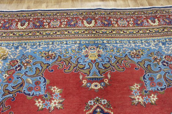 LARGE HANDMADE PERSIAN MAHAL CARPET OF TRADITIONAL FLORAL DESIGN 390 X 315 CM