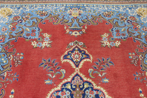 LARGE HANDMADE PERSIAN MAHAL CARPET OF TRADITIONAL FLORAL DESIGN 390 X 315 CM