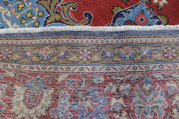 LARGE HANDMADE PERSIAN MAHAL CARPET OF TRADITIONAL FLORAL DESIGN 390 X 315 CM