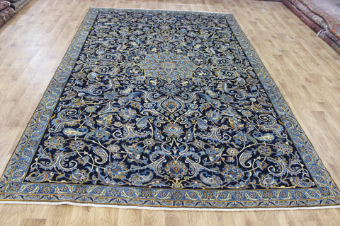 FINE HANDMADE PERSIAN KASHAN CARPET WITH A GARDEN DESIGN 310 X 205 CM
