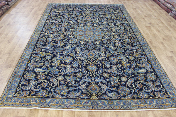 FINE HANDMADE PERSIAN KASHAN CARPET WITH A GARDEN DESIGN 310 X 205 CM
