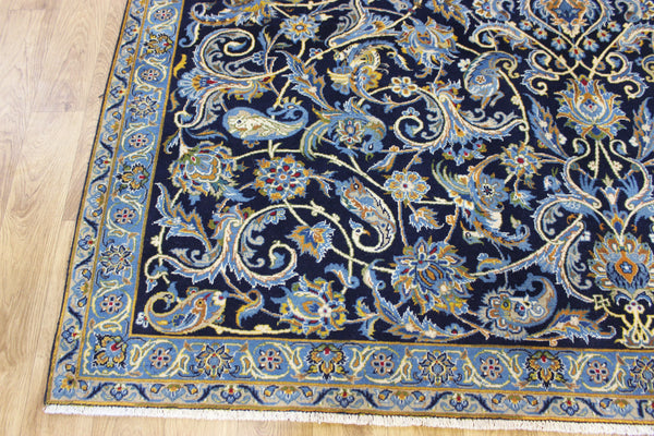 FINE HANDMADE PERSIAN KASHAN CARPET WITH A GARDEN DESIGN 310 X 205 CM