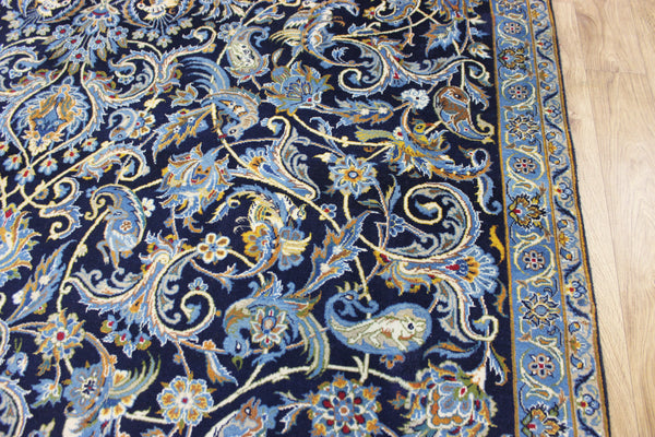 FINE HANDMADE PERSIAN KASHAN CARPET WITH A GARDEN DESIGN 310 X 205 CM
