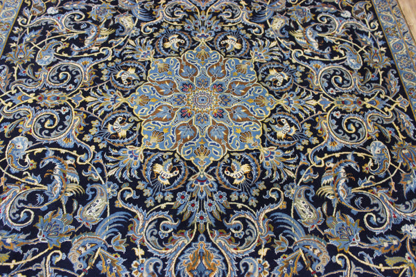 FINE HANDMADE PERSIAN KASHAN CARPET WITH A GARDEN DESIGN 310 X 205 CM