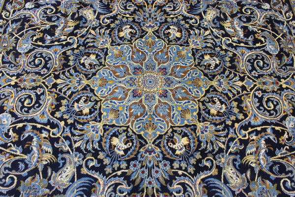 FINE HANDMADE PERSIAN KASHAN CARPET WITH A GARDEN DESIGN 310 X 205 CM
