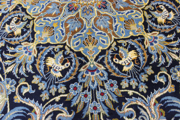 FINE HANDMADE PERSIAN KASHAN CARPET WITH A GARDEN DESIGN 310 X 205 CM