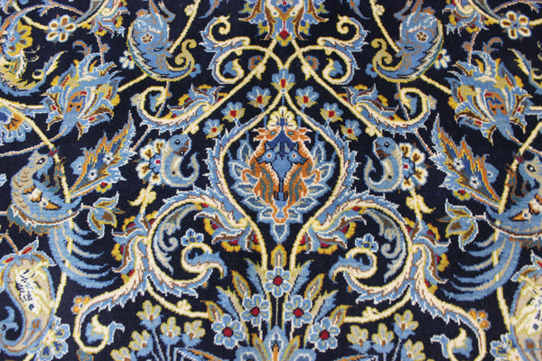 FINE HANDMADE PERSIAN KASHAN CARPET WITH A GARDEN DESIGN 310 X 205 CM