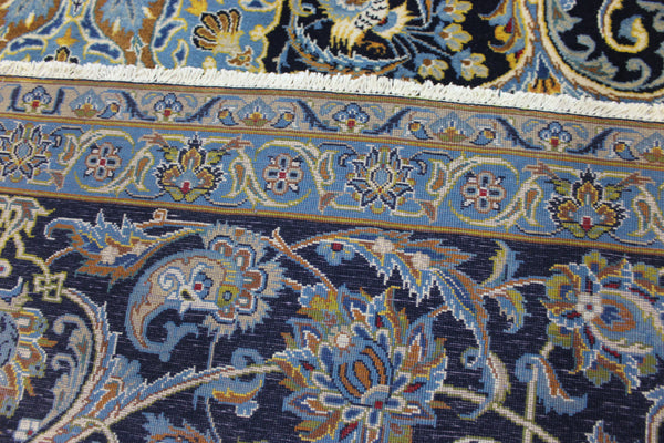 FINE HANDMADE PERSIAN KASHAN CARPET WITH A GARDEN DESIGN 310 X 205 CM