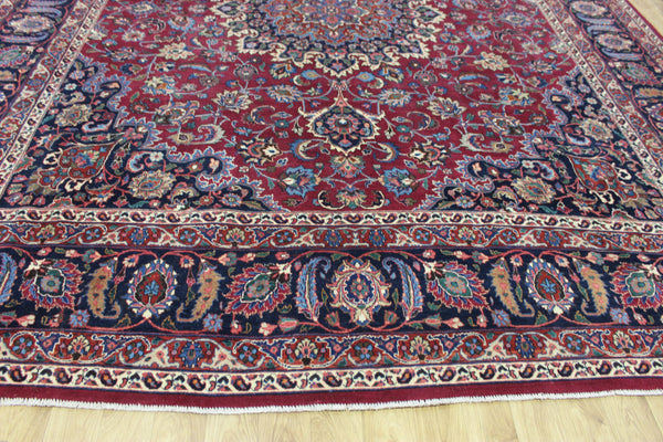 Antique Khorasan carpet with superb natural dyes throughout, Circa 1940.