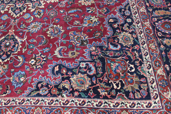 Antique Khorasan carpet with superb natural dyes throughout, Circa 1940.