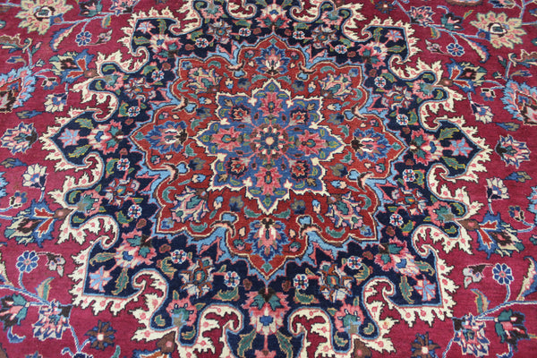 Antique Khorasan carpet with superb natural dyes throughout, Circa 1940.