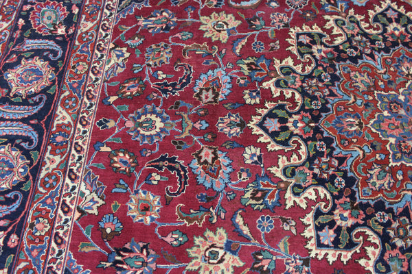 Antique Khorasan carpet with superb natural dyes throughout, Circa 1940.
