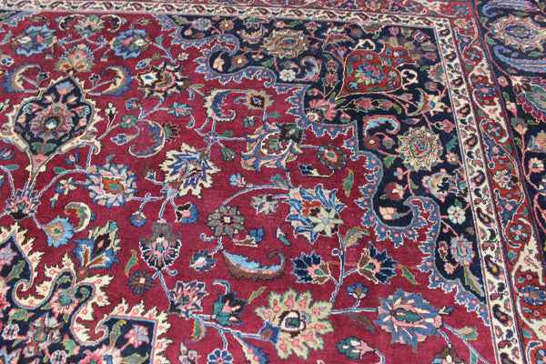 Antique Khorasan carpet with superb natural dyes throughout, Circa 1940.
