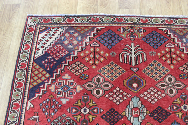 Vintage Persian Joshaghan village rug of traditional shrub design 195 x 125 cm