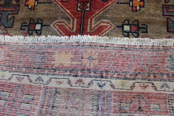 ANTIQUE PERSIAN HAMEDAN RUG OF TRADITIONAL DESIGN NATURAL DYES 210 X 125 CM