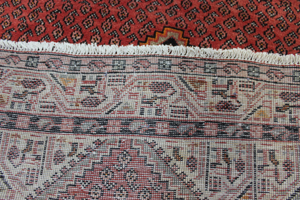 VINTAGE HANDMADE PERSIAN MAHAL RUG WITH WELL KNOWN BOTHE DESIGN 200 X 125 CM