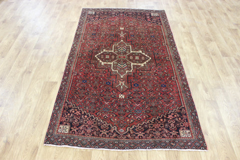 ANTIQUE HADMADE BIJAR WOOL RUG 195 X 115 CM