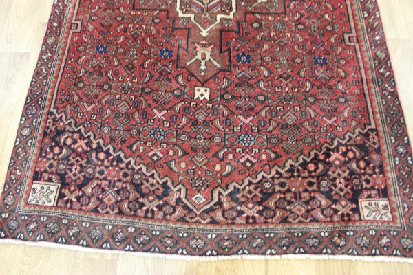 ANTIQUE HADMADE BIJAR WOOL RUG 195 X 115 CM