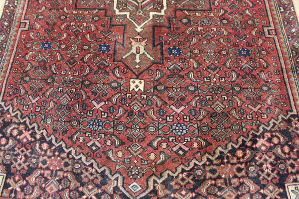 ANTIQUE HADMADE BIJAR WOOL RUG 195 X 115 CM