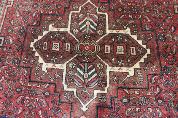 ANTIQUE HADMADE BIJAR WOOL RUG 195 X 115 CM