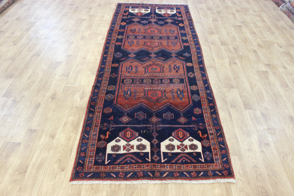 VINTAGE HANDMADE PERSIAN TRIBAL LORI RUNNER 280 X 105 CM