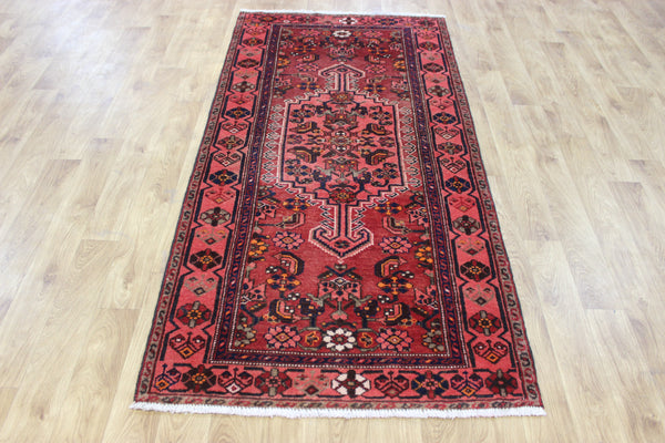 An interesting handmade Persian rug from the Greater Hamedan region 205 x 103 cm