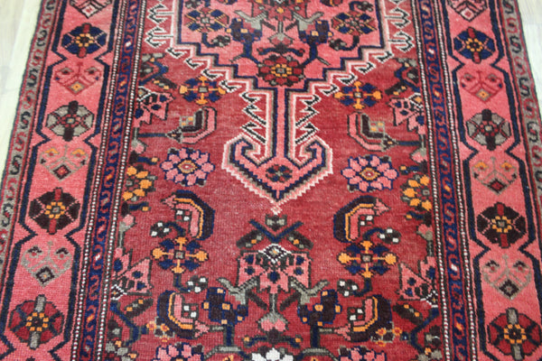 An interesting handmade Persian rug from the Greater Hamedan region 205 x 103 cm