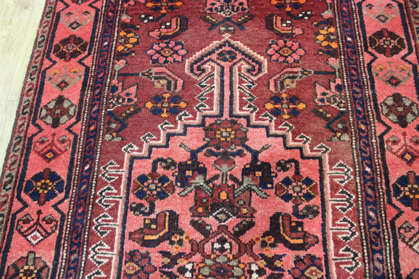 An interesting handmade Persian rug from the Greater Hamedan region 205 x 103 cm