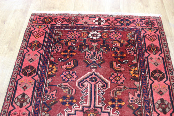 An interesting handmade Persian rug from the Greater Hamedan region 205 x 103 cm