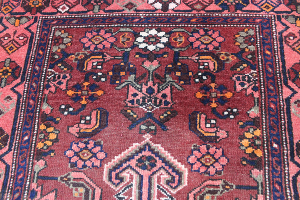 An interesting handmade Persian rug from the Greater Hamedan region 205 x 103 cm
