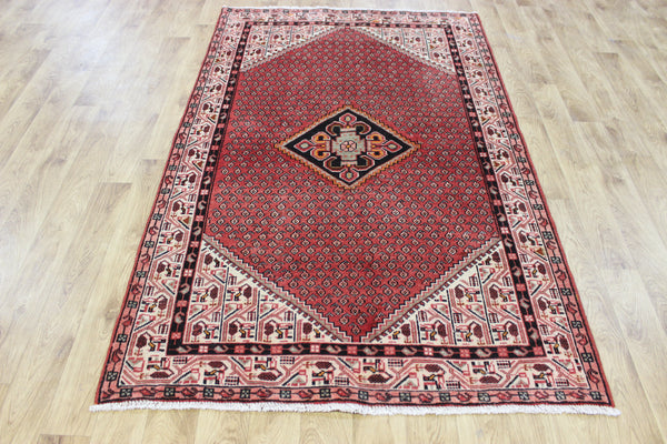 Vintage handmade Persian Mahal rug of traditional Boteh design 200 x 125 cm
