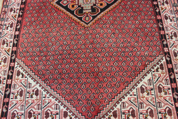 Vintage handmade Persian Mahal rug of traditional Boteh design 200 x 125 cm