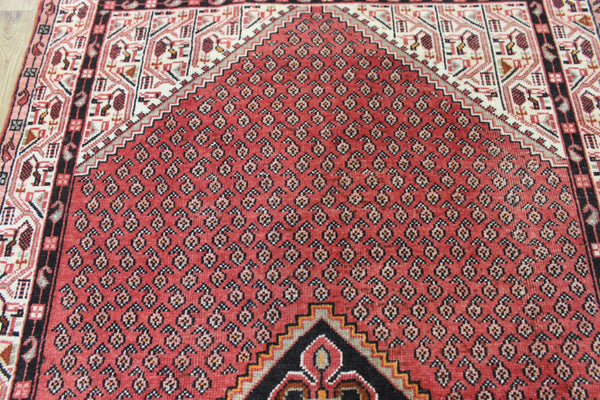 Vintage handmade Persian Mahal rug of traditional Boteh design 200 x 125 cm