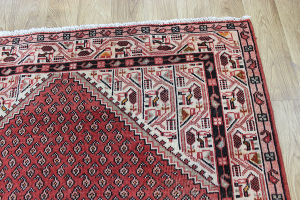 Vintage handmade Persian Mahal rug of traditional Boteh design 200 x 125 cm