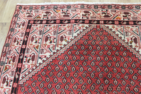 Vintage handmade Persian Mahal rug of traditional Boteh design 200 x 125 cm