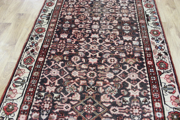 Persian runner from the Greater Hamadan region with the well known herati design 288 x 100 cm
