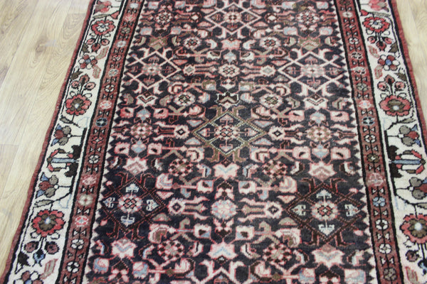 Persian runner from the Greater Hamadan region with the well known herati design 288 x 100 cm