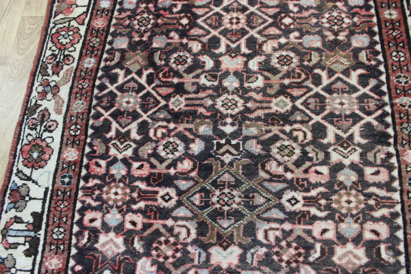 Persian runner from the Greater Hamadan region with the well known herati design 288 x 100 cm