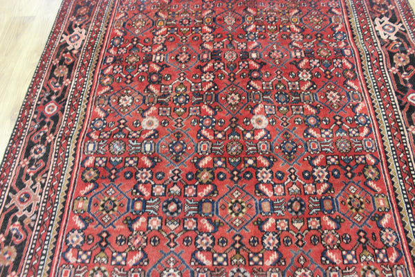 Antique Persian Hamedan runner of large size, with all over design 320 x 150 cm