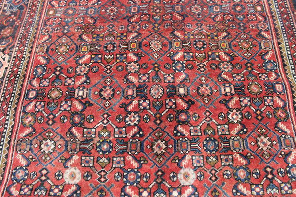 Antique Persian Hamedan runner of large size, with all over design 320 x 150 cm