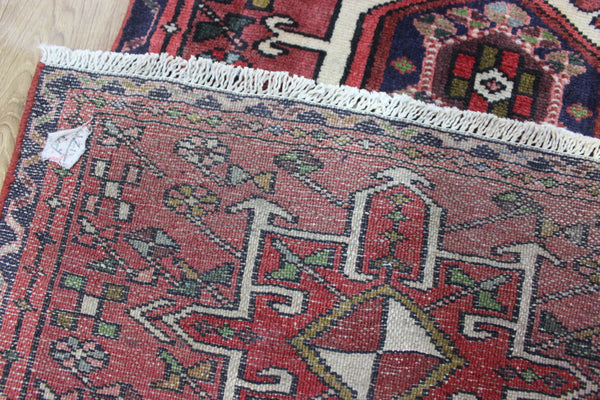 Old handmade Persian Karajeh runner of traditional medallion design 290 x 68 cm