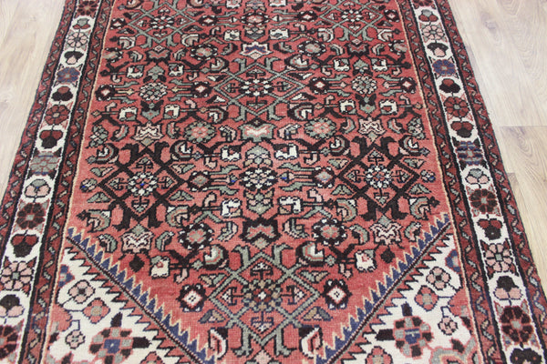 A good Persian runner from the Greater Hamedan region with the well known herati design 326 x 108 cm