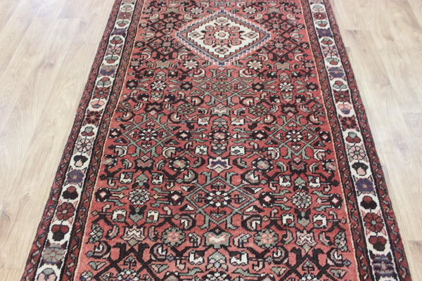 A good Persian runner from the Greater Hamedan region with the well known herati design 326 x 108 cm