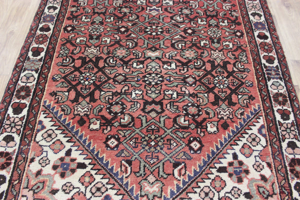 A good Persian runner from the Greater Hamedan region with the well known herati design 326 x 108 cm