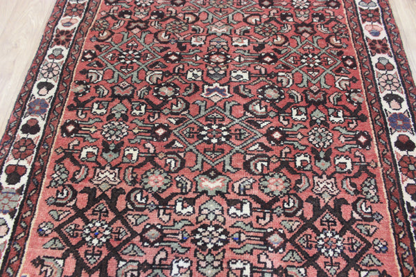 A good Persian runner from the Greater Hamedan region with the well known herati design 326 x 108 cm