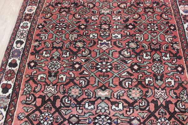 A good Persian runner from the Greater Hamedan region with the well known herati design 326 x 108 cm