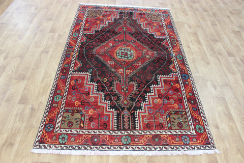 An interesting handmade Persian rug from the Greater Hamedan region 208 x 126 cm