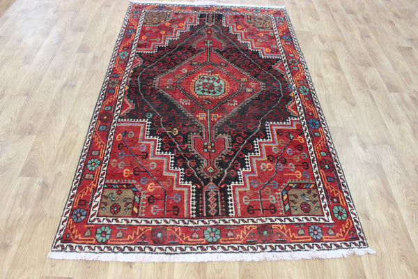 An interesting handmade Persian rug from the Greater Hamedan region 208 x 126 cm