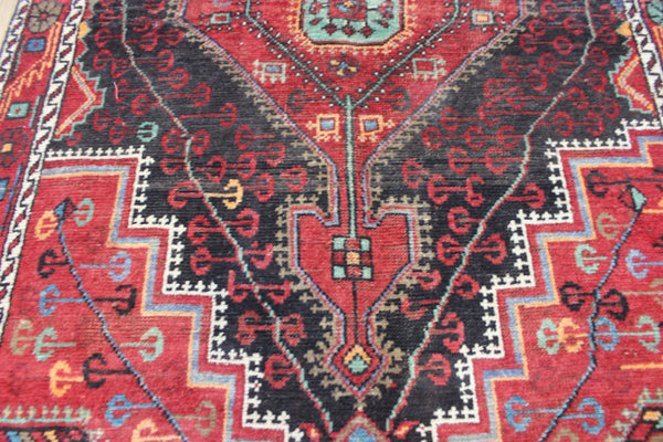 An interesting handmade Persian rug from the Greater Hamedan region 208 x 126 cm