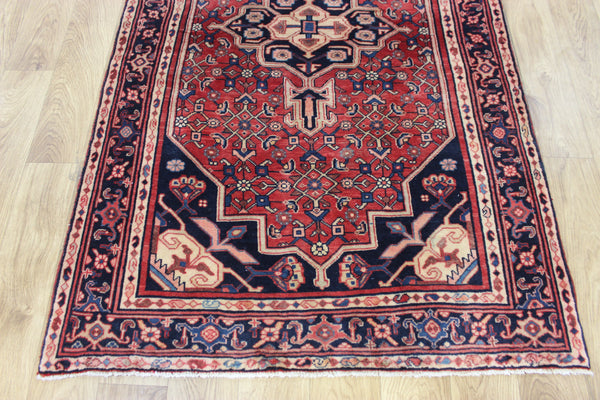 Vintage handmade Persian Bidjar wool rug 161 x 100 cm
